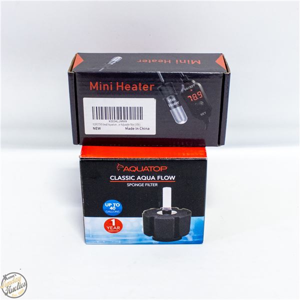 (2) BRAND NEW AQUARIUM NESSESSARY ITEMS