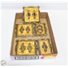 Image 1 : LOT OF ORNATE BRASS LIGHT SWITCH COVERS