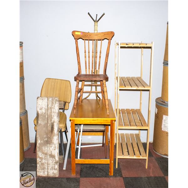 ESTATE PALLET- MISC VINTAGE FURNITURE ITEMS