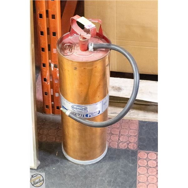 VINTAGE GENERAL MODEL A-704 FIRE EXTINGUISHER