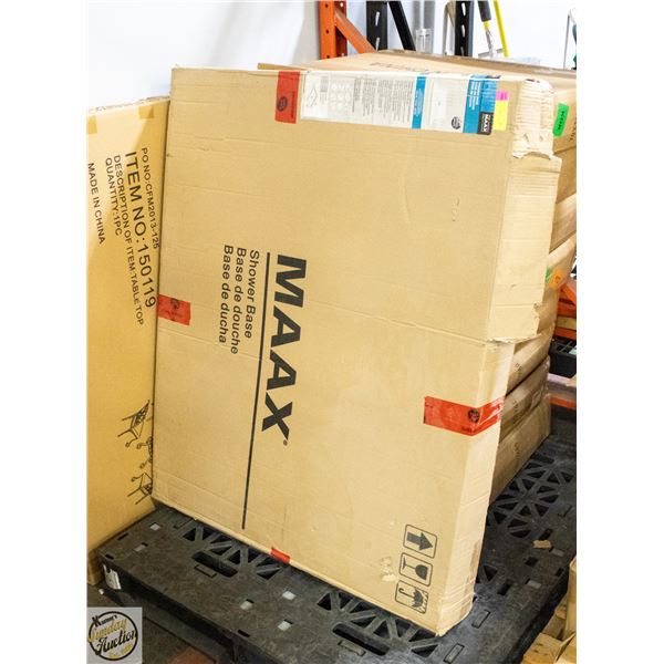 NEW MAAX SHOWER BASE ACRYLIC RECTANGULAR