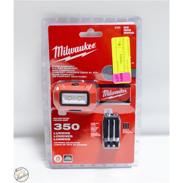 MILWAUKEE 2103 ALKALINE FLOOD HEADLAMP NEW