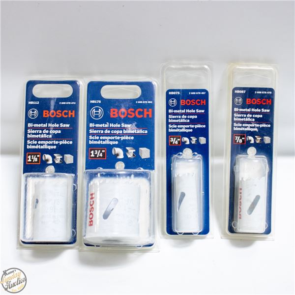 NEW 4 BOSCH BI-METAL HOLESAW