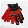 Image 1 : NEW FIRE-HOG VERIDIAN LEATHER GLOVES
