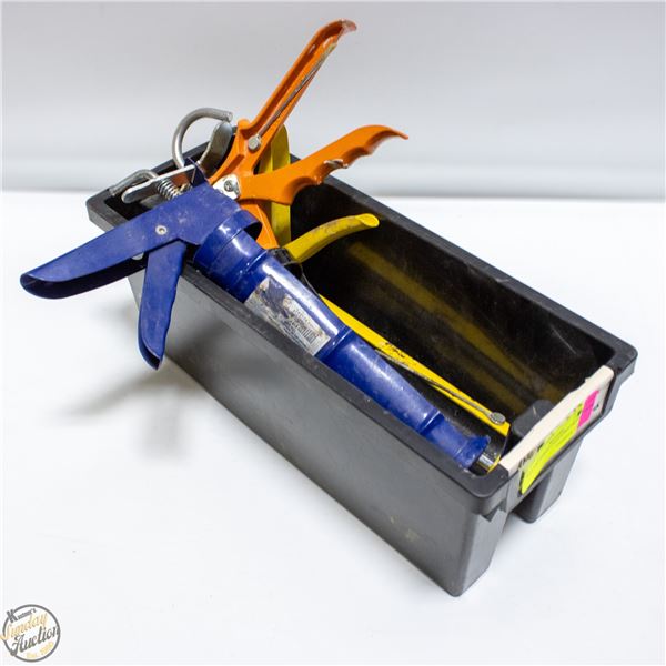 LOT OF THREE CAULKING GUNS