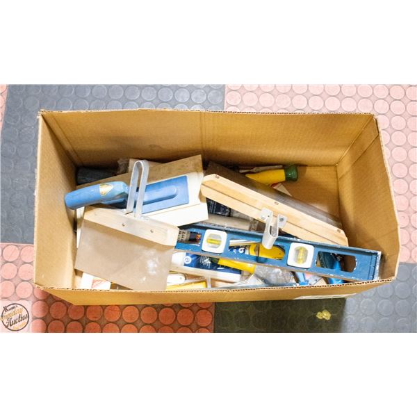 LOT OF PAINTING SUPPLIES AND TOOLS