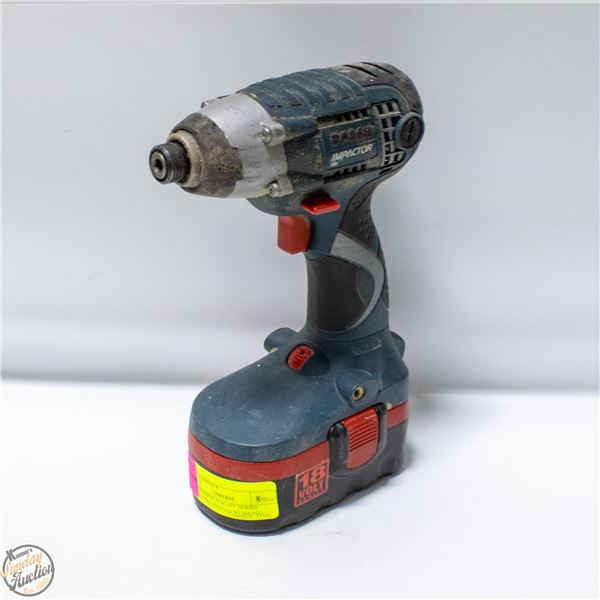 BOSCH IMPACTOR 18V SERIES W/BATTERY TESTED WORKING
