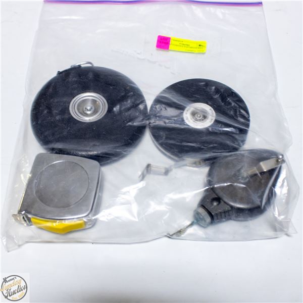 LOT OF VARIOUS TAP MEASURES