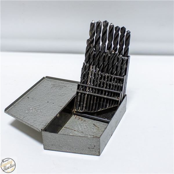 DRILL INDEX CASE FULL OF DRILL BITS