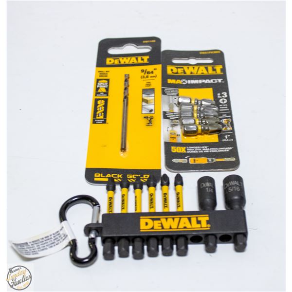 3 PACKS OF DEWALT IMPACT NUT DRIVER WITH