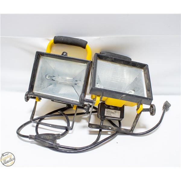 ELECTRIC DUAL HEAD TROUBLE LIGHT