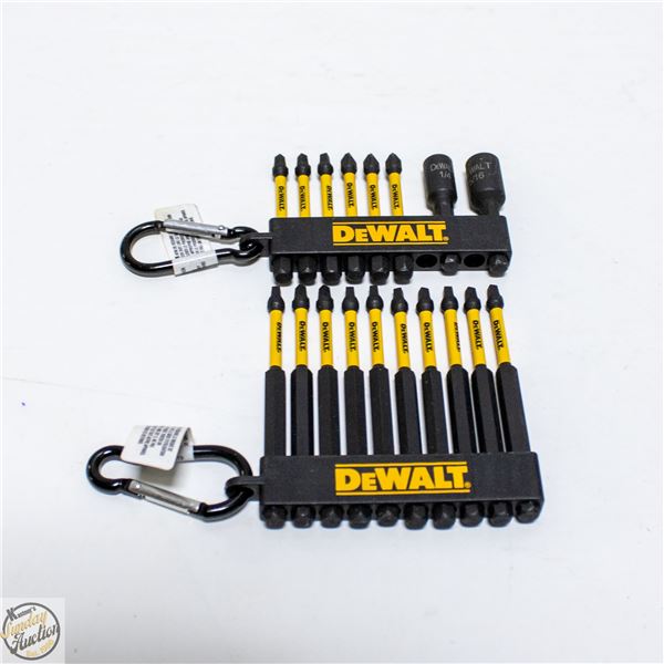 2 PACKS OF DEWALT IMPACT NUT DRIVER AND