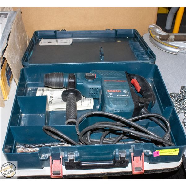 BOSCH HAMMER DRILL IN HARD CASE