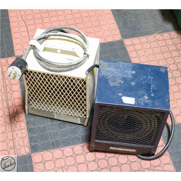 2 CONSTRUCTION HEATERS 240 V 20 A