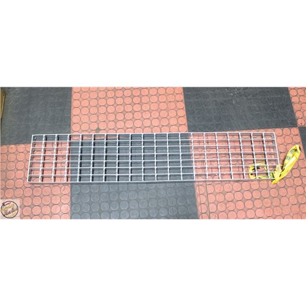 METAL DRAIN GRATE OR STEP 39"X8"X1"