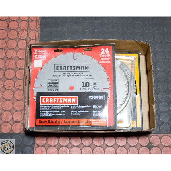 LOT OF SAW BLADES