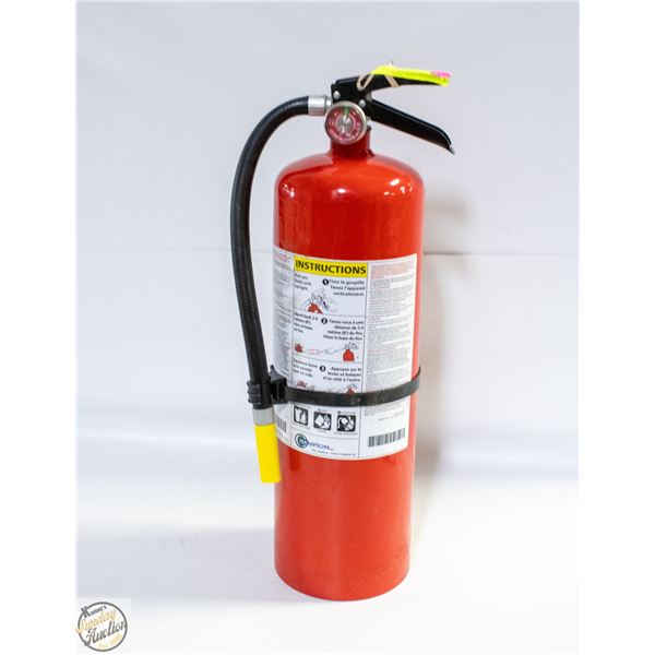 FULLY CHARGED 10LB FIRE EXTINGUISHER