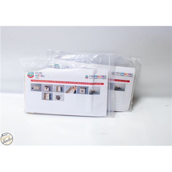 2 X AFRICAN THUMB PIANOS- HARP