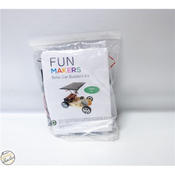 SOLAR POWERED CAR BUILDERS KIT