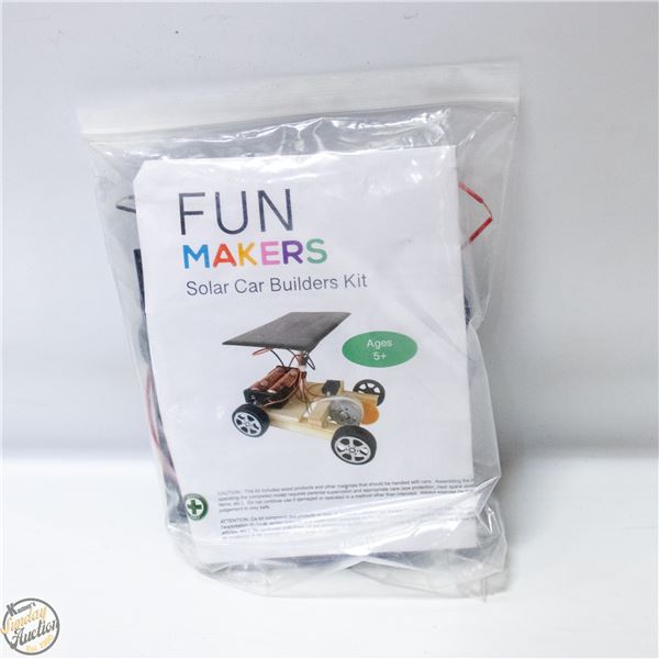 SOLAR POWERED CAR BUILDERS KIT