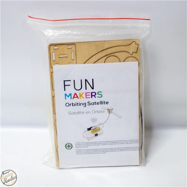 ORBITING SATELLITE WITH MOTOR, TOOLS AND MORE