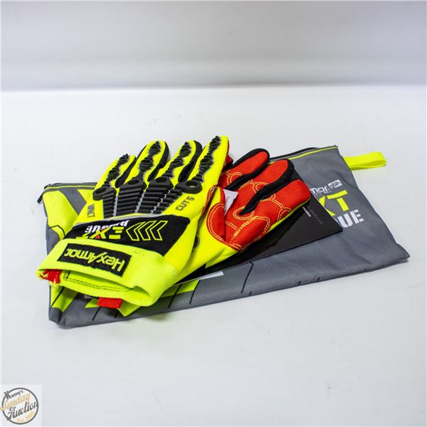 XL HEX ARMOUR EXT RESCUE+EXTRACTION GLOVES+POUCH