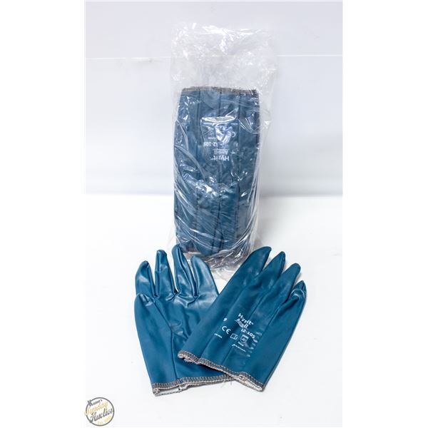 12PRS HYNIT ANSELL LIQUID REPELLENT NITRILE GLOVES