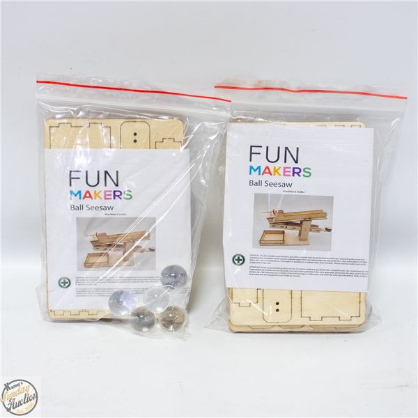 2 X BALL SEESAW BUILDERS KITS
