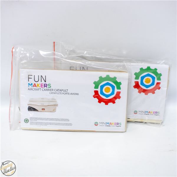 2 X AIRCRAFT CARRIERS WITH MOTORS, TOOLS AND MORE.