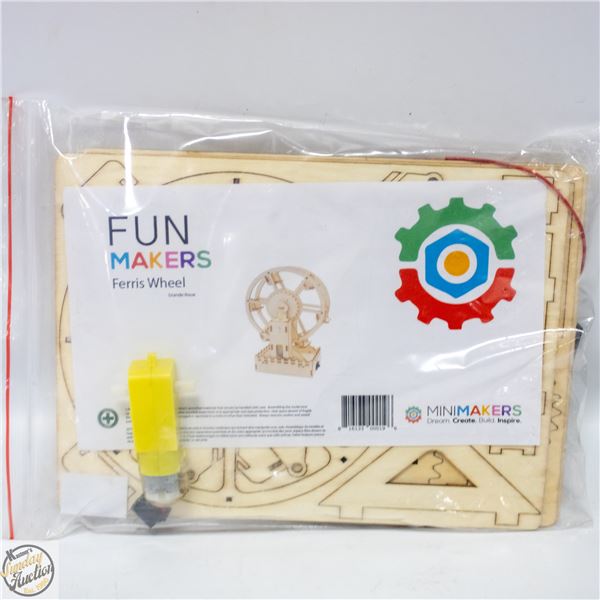 FERRIS WHEEL FUN MAKERS STEM KIT W/MOTOR BATTERY-