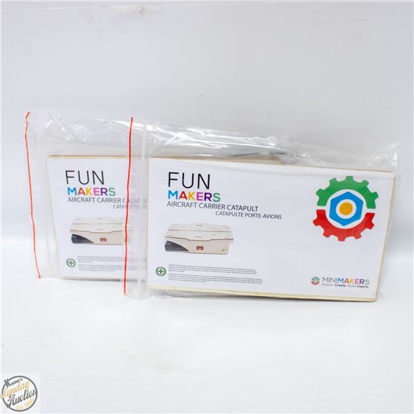 2 X AIRCRAFT CARRIERS WITH MOTORS, TOOLS AND MORE.