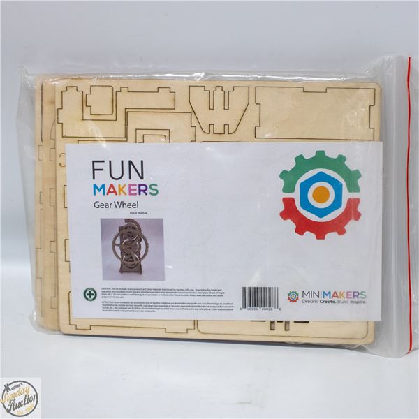 FUN MAKERS GEAR WHEEL WITH MOTOR AND MORE BATTERY-