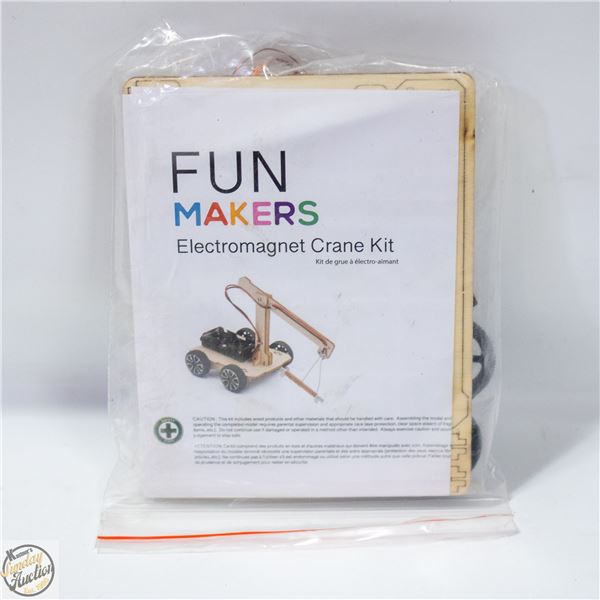 ELECTROMAGNET CRANE KIT FUN MAKERS CRAFT