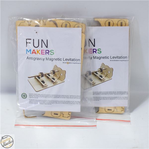 2 X ANTIGRAVITY MAGNETIC LEVITATION KITS