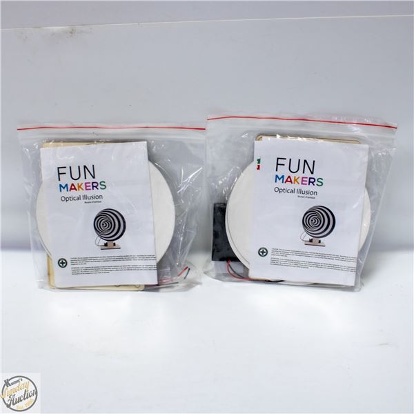 2 X OPTICAL ILLUSION BUILDERS KITS