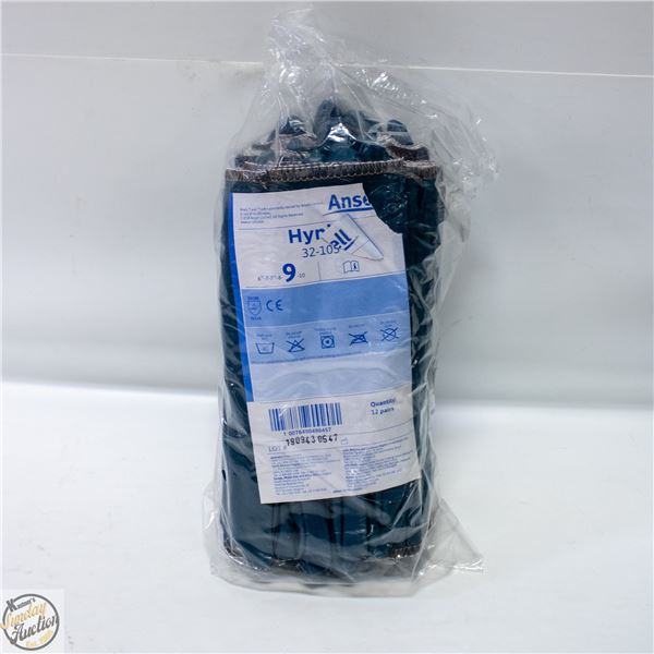 12PRS HYNIT ANSELL LIQUID REPELLENT NITRILE GLOVES