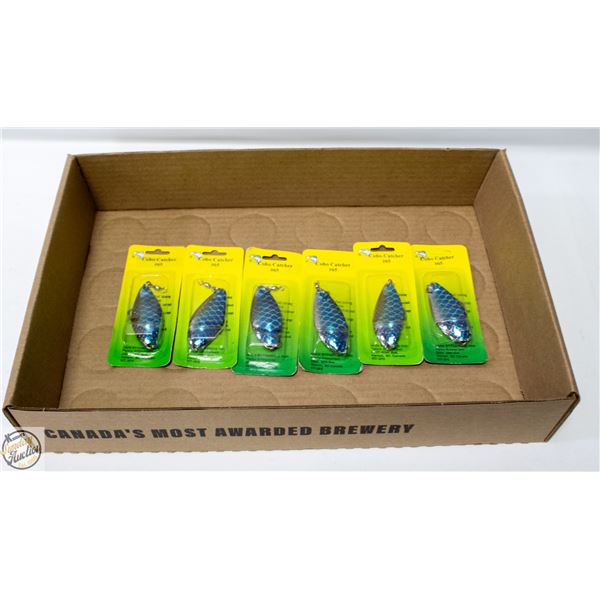 6 X COHO CATCHER 308-65 BLUE SCALE