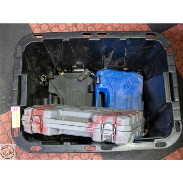 TOTE OF ASSORTED INCOMPLETE SOCKET SETS