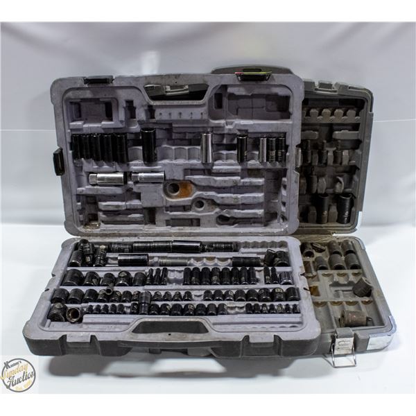 LOT OF 2 INCOMPLETE SOCKET SETS STANLEY + MAXIMUM