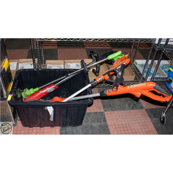 LOT OF 4 WEED WACKERS