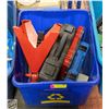 Image 1 : TOTE OF ASSORTED INCOMPLETE TOOL SETS + 2 JACK
