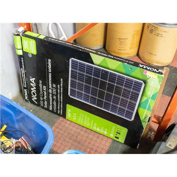 NOMA 100W SOLAR PANEL KIT