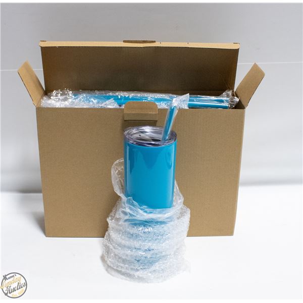 NEW MAARS BRAND 4PK 20 OZ STEEL AQUA