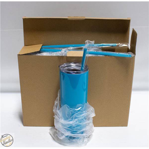 NEW MAARS BRAND 4PK 20 OZ STEEL AQUA