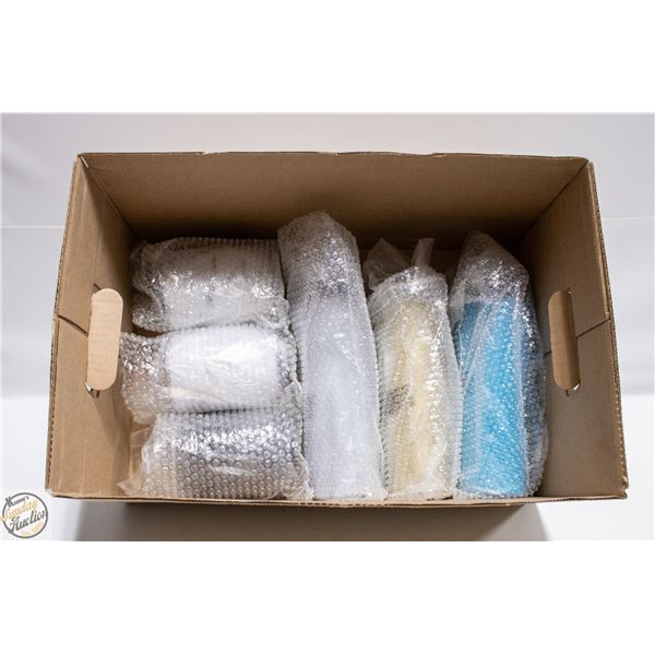 (6) BRAND NEW TUMBLERS ASSORTED COLOURS +