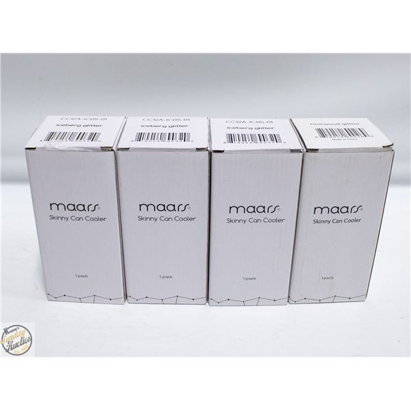 (4) NEW MAARS BRAND SKINNY CAN COOLERS