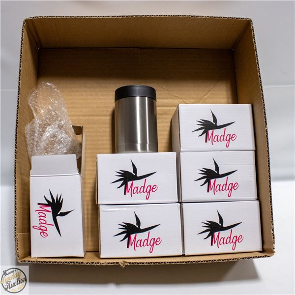 FLAT OF NEW MADGE BRAND POP CAN/BEER