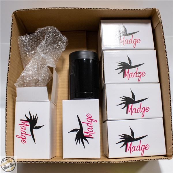 FLAT OF NEW MADGE BRAND POP CAN/BEER