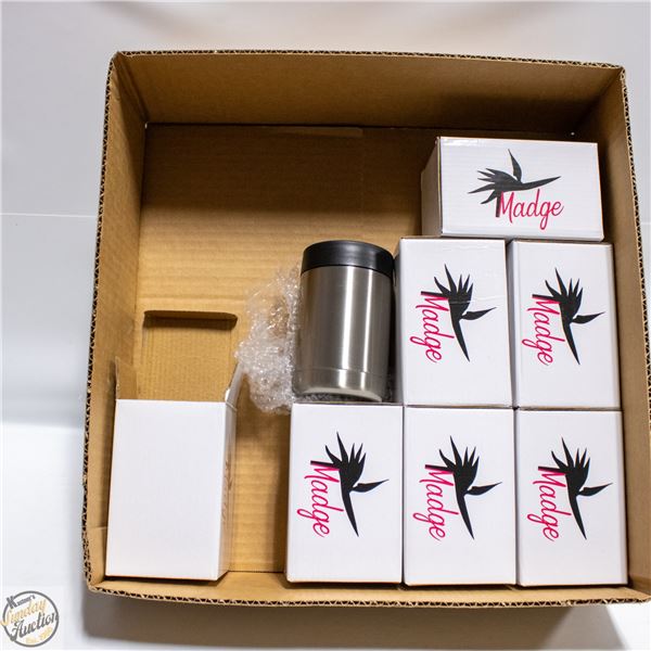 FLAT OF NEW MADGE BRAND POP CAN/BEER