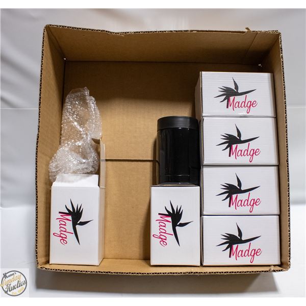 FLAT OF NEW MADGE BRAND POP CAN/BEER